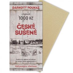 Dárkový poukaz tištěný