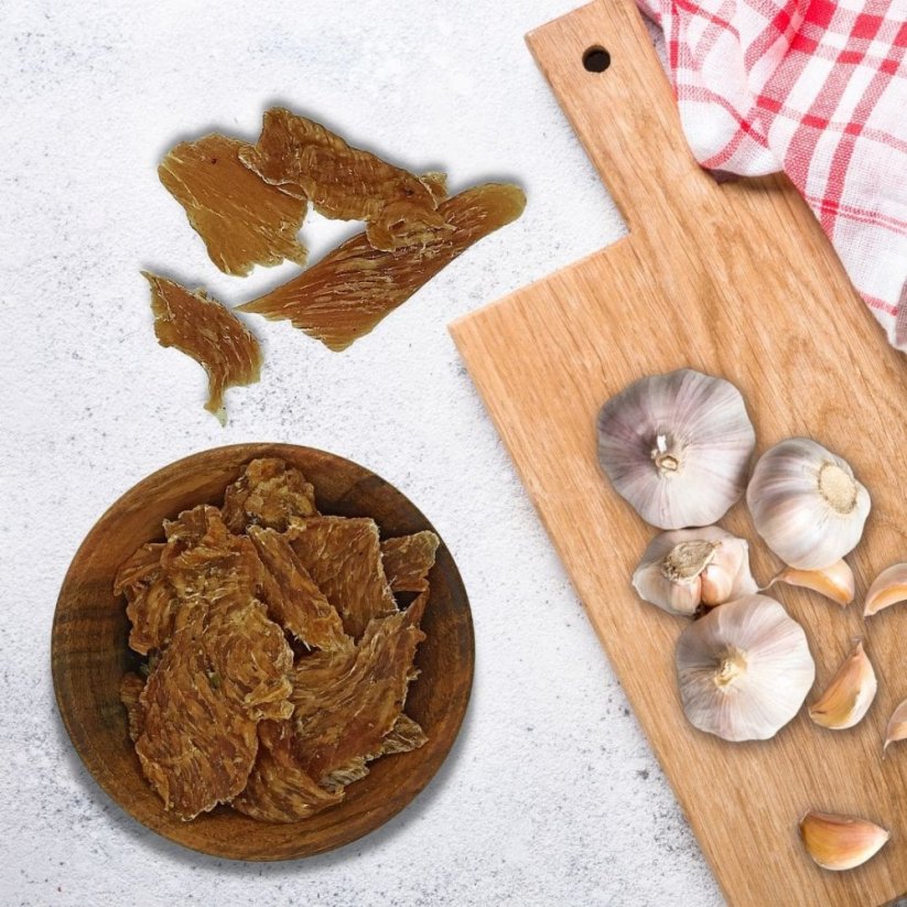Sušené krůtí Česnek - Gramáž: 200g (4x balení 50g)