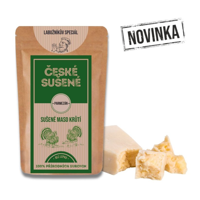 Sušené krůtí Parmezán - Gramáž: 50g